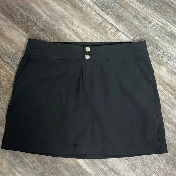 PrAna Black Activewear Skirt/Skort size 10 - Picture 1 of 7